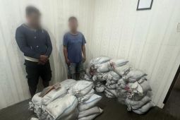Dit Polairud Polda Babel tetapkan 2 tersangka kepemilikan pasir timah ilegal di Penagan Bangka