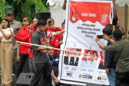 Kampanye di Sidoarjo, Kaesang sosialisasi tata cara nyoblos
