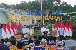 Presiden Jokowi resmikan SPAM Semarang Barat untuk pasok air bersih