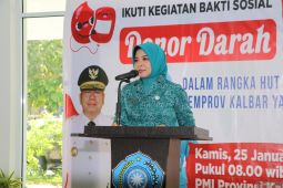 HUT ke-67 Kalbar, TP PKK gelar donor darah