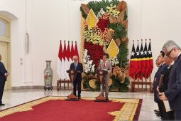 PM Timor Leste Xanana Gusmao  ucapkan selamat 10 tahun Presiden Jokowi