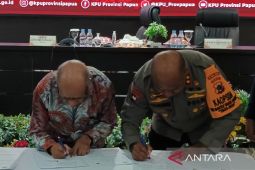 KPU dan  Polda Papua kerja sama soal pengamanan Pemilu