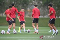 Pemain timnas Indonesia siap lawan Australia dengan rasa suka cita