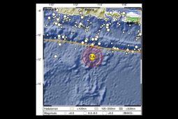Gempa magnitudo 5,6 guncang barat daya Kuta Selatan, Bali