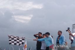 Ikrar relawan pemenangan Prabowo Gibran warnai Fun Run di Manado