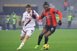 Liga Italia-AC Milan ditahan imbang Bologna 2-2 di San Siro