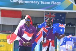 Indonesia tertinggal 0-2 dari Australia pada babak pertama