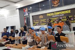 Polresta Jambi sita 39,5 kg ganja selama sepekan