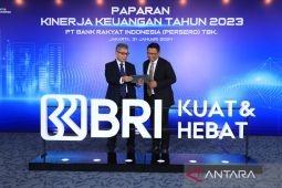 BRI cetak laba naik 17,5 persen atau Rp60,3 triliun pada 2023