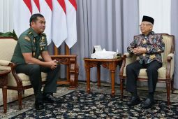 Wapres terima kunjungan Kasad, dan minta TNI AD aktif bantu masyarakat