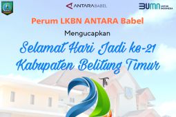 Selamat Hari Jadi ke-21 Kabupaten Belitung Timur