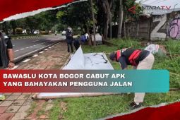 Bawaslu Kota Bogor cabut APK bahayakan pengguna jalan