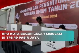 KPU Kota Bogor gelar simulasi di TPS 49 Pasir Jaya