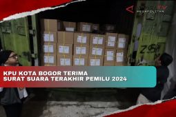 KPU Kota Bogor terima surat suara terakhir Pemilu 2024