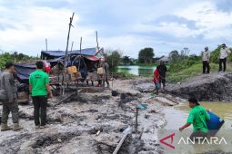 Rusak aset Pemkot Pangkalpinang, aktivitas tambang ilegal di Air Mawar di razia Satpol PP
