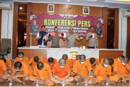 Awal tahun, Polres Serang tangkap 18 pelaku pengedar narkoba