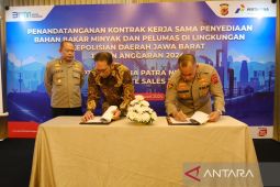 Dukung operasional Polda Jabar, Pertamina suplai BBM dan pelumas