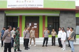 Kapolres pastikan tidak ada gangguan keamanan di gudang logistik pemilu