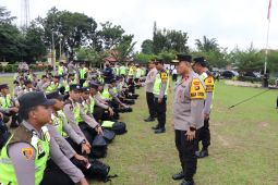 Wakapolda Jambi pastikan kesiapan pengamanan TPS jelang pemilu di Muaro Jambi