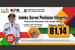 Indeks SPI HSS Tahun 2023 sebesar 81,14 menjadi nilai tertinggi di Kalsel
