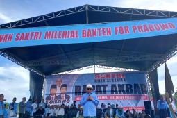 Santri di Banten dukung Prabowo Gibran serukan pilpres satu putaran