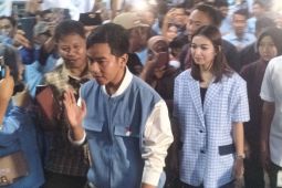 Gibran datang jemput Prabowo ke arena debat terakhir