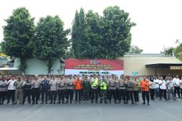 Tiga pilar di Lumajang apel gelar pasukan dan patroli jelang pemilu