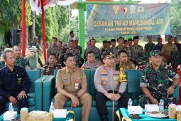 Kodam V/Brawijaya bantu pengeboran air bersih di Kabupaten Madiun