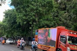 Pemkot Mojokerto manfaatkan mobil videotron sosialisasikan pemilu