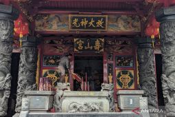 Wihara berusia 134 tahun di Medan berbenah  jelang Imlek 2024