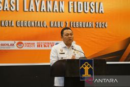 Kemenkumham Gorontalo gelar sosialisasi layanan fidusia