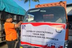 KPU Kubu Raya selesaikan distribusi logistik daerah perairan