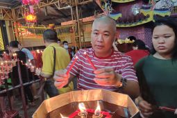 Wihara di Kota Bandarlampung rayakan malam Imlek dengan sederhana