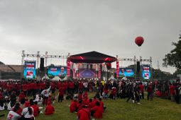 Pendukung mulai datangi Hajatan Rakyat Ganjar-Mahfud di Surakarta