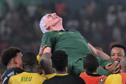 Piala Afrika: Menang adu penalti, Afsel finis peringkat tiga