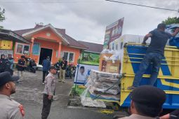 Polres Ternate amankan  distribusi logistik pemilu di 58 kelurahan