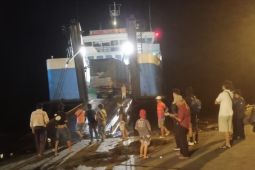 KMP Agung Samudra XVIII kandas di Selat Bali berhasil ditarik ke Pelabuhan Gilimanuk