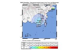 Gempa tektonik dengan magnitudo 4,7 guncang Kalsel dan Kalteng