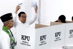Muhaimin lega setelah lihat fotonya pada surat suara ketika di TPS