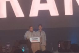 Ribuan pendukung bergemuruh sambut Prabowo-Gibran di Istora Senayan