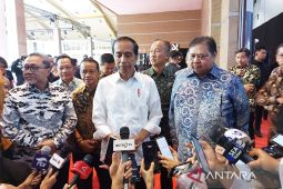 Presiden Jokowi ajak masyarakat tunggu hasil resmi Pilpres dari KPU