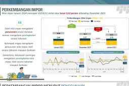 BPS sebut penurunan impor Januari 2024 disumbang oleh sektor migas