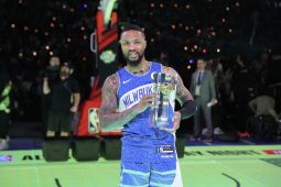 NBA: Lillard raih gelar Tripoin Kontes All-Star dua kali beruntun