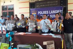 Polres Langkat amankan 12 pelaku pengrusakan rumah di Sei Lepan