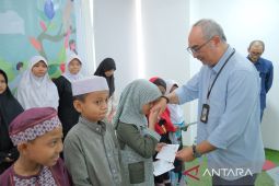 Sambut HUT ke 27, Pertamina berbagi kebahagiaan bersama anak yatim