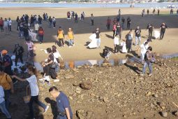 Peringati Hari Peduli Sampah Nasional, ASN Ambon lakukan aksi bersih sampah