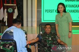 Korem 045 gencarkan "setetes darah untuk kemanusiaan"