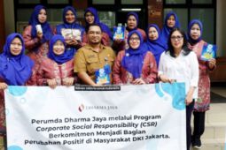 Perumda Dharma Jaya salurkan makanan bergizi kepada anak stunting di Jaktim