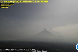 PVMBG merekam erupsi selama 102 detik di Gunung Semeru