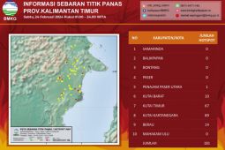 BMKG Balikpapan temukan 181 titik panas di Kaltim